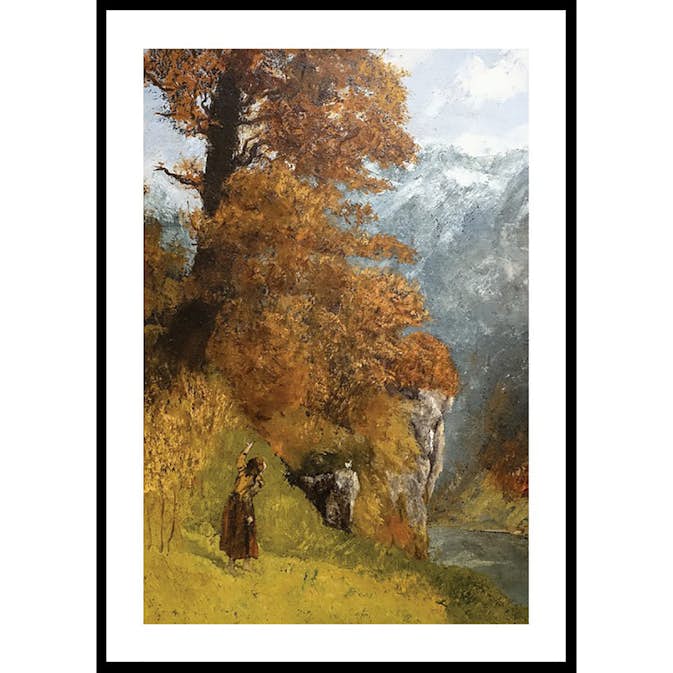 Poster Gallerix Autumn By Gustave Courbet