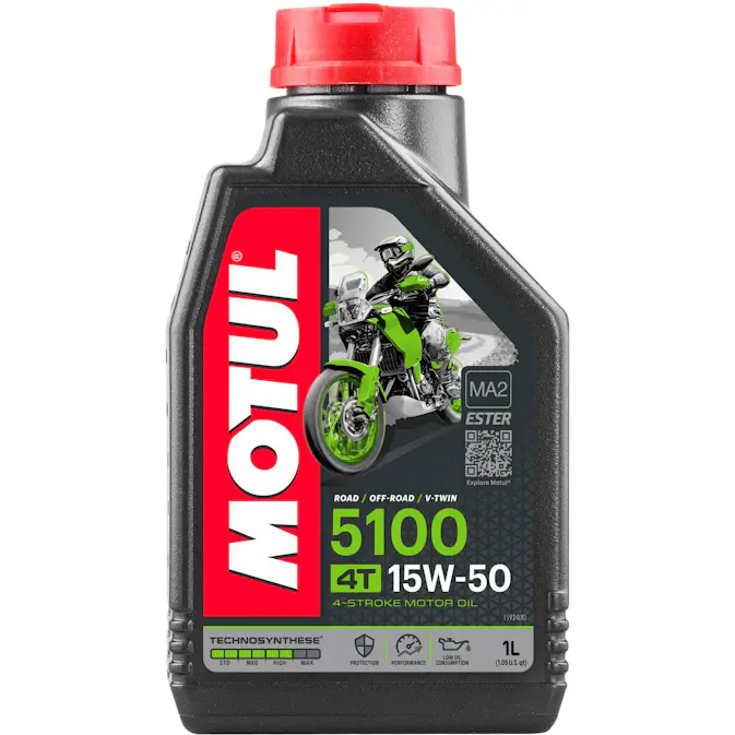 Motorcykelolja Motul5100 4T 15W-50