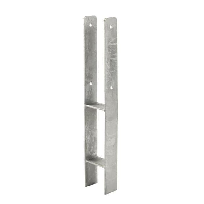 H stolparfot 60 cm - 9x9 cm stolper - för nedgjutning