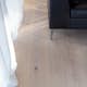 Parkettgolv Nordic Floor Ek Vit Blond Rustik Mattlackad 1-Stav