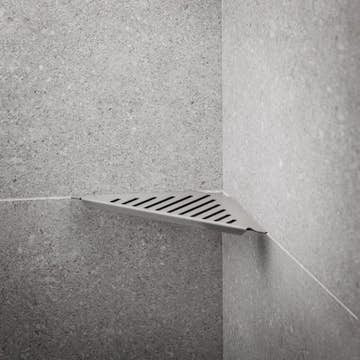 Duschhylla Tebo Granit för Hörn