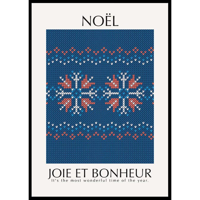 Poster Gallerix Noel Blue No2