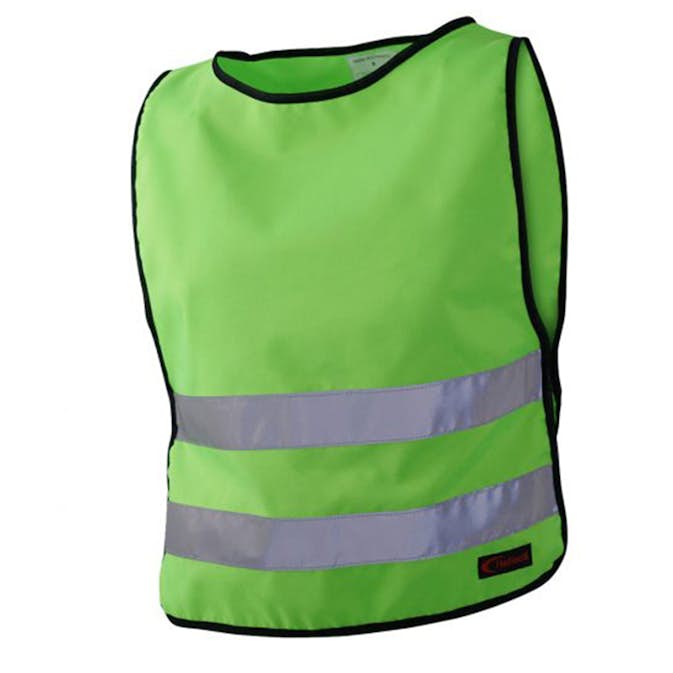 Reflexväst ABA Skol xxS Grön Kardborrknäppning I Sidan