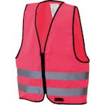 Reflexväst ABA Skol xS Rosa Med Blixtlås