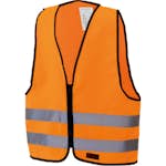 Reflexväst ABA Skol S Orange Med Blixtlås