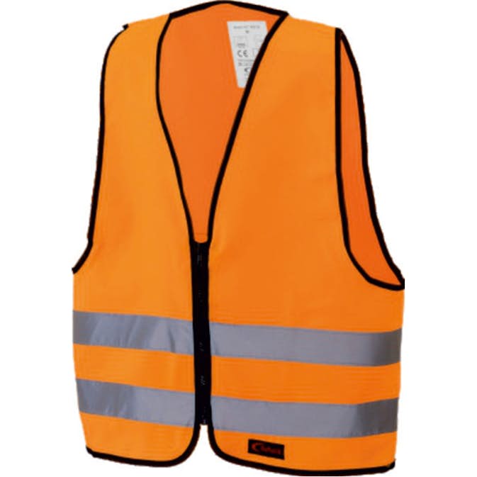 Reflexväst ABA Skol S Orange Med Blixtlås