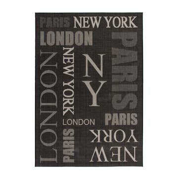 Flatvävd matta D-sign Manrseyry