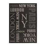 Flatvävd matta D-sign Manrseyry