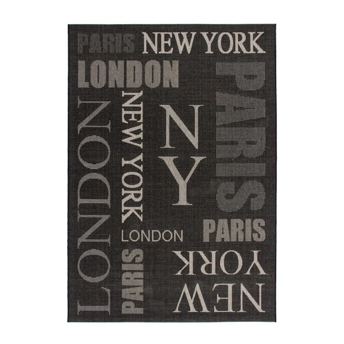 Flatvävd matta D-sign Manrseyry