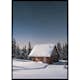 Poster Gallerix Cabin Under Stars