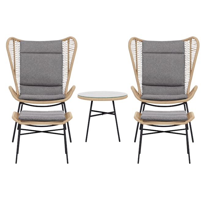 Trädgårdsset Comfort Garden Outfit 5 delar inkl. Dyna Utomhus