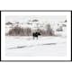 Poster Gallerix Moose In Snow