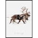 Poster Gallerix Santa Claus And Reindeer Part2