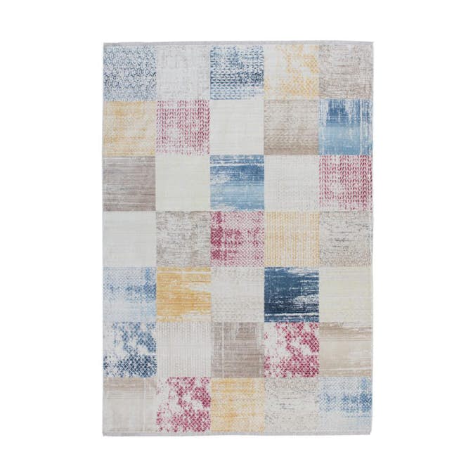 Flatvävd matta D-sign Blooms Fai Flerfärgad