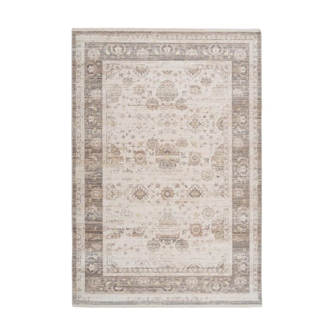 Flatvävd matta D-sign Gandeer Lat Beige