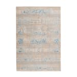 Flatvävd matta D-sign Gandeer Nez Grå/Turkos