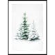 Poster Gallerix Watercolor Evergreen Trees