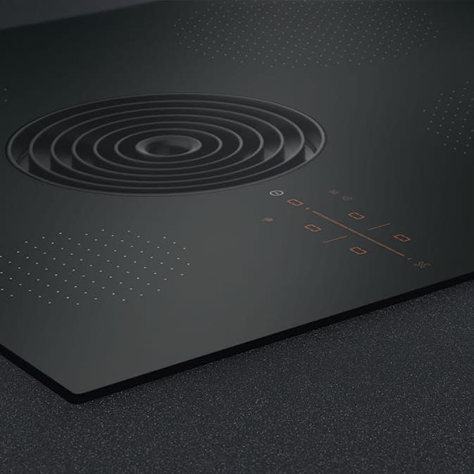Ventilation BORA Bänkfläkt S Pure Med Integrerad Induktionshäll Kolfiltermodell Downdraft
