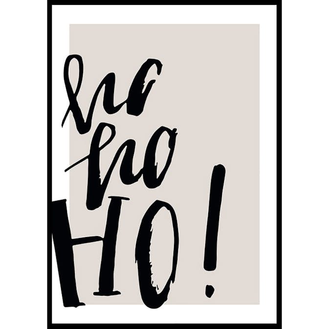 Poster Gallerix Abstract Ho Ho Ho