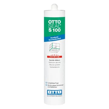 Badrumssilikon Ottoseal S 100 Premium Transparent 310ml