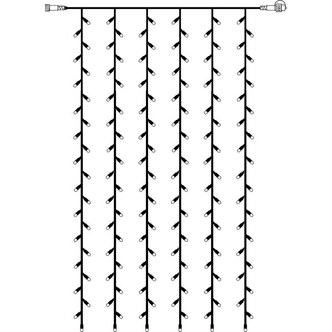 Ljusgardin Star Trading Extra System 24 98L