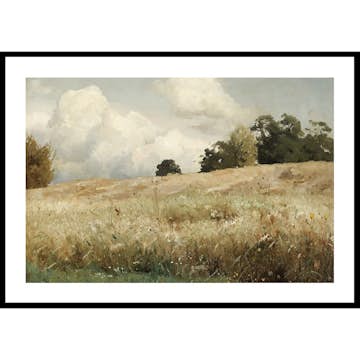 Poster Gallerix Sädesfält Landskapsstudie By Gustaf Rydberg