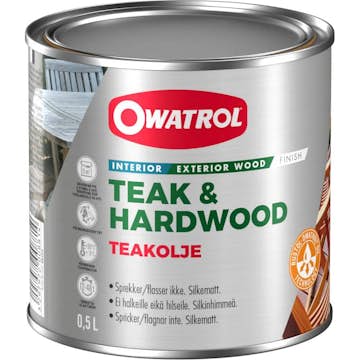 Teakolja Owatrol Sidenmatt 500ml