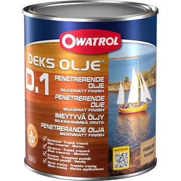 Olja Owatrol Deks D1 Sidenmatt 2.5L