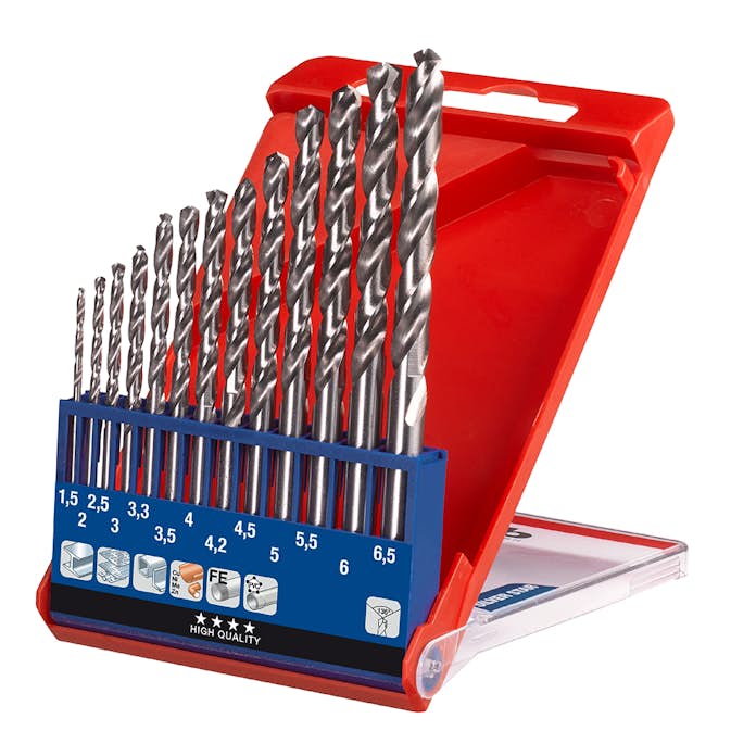 Borr KWB HSS Silver Star 1,5-6,5 mm 13-delar