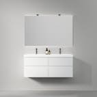 Möbelpaket INR Viskan Grip med Spegel Feel, Grepplist och Tvättställ med 4 Lådor