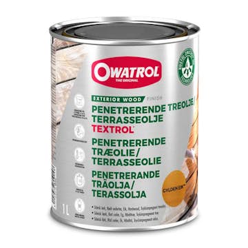 Träolja Owatrol Textrol Terrassolja 1 Liter