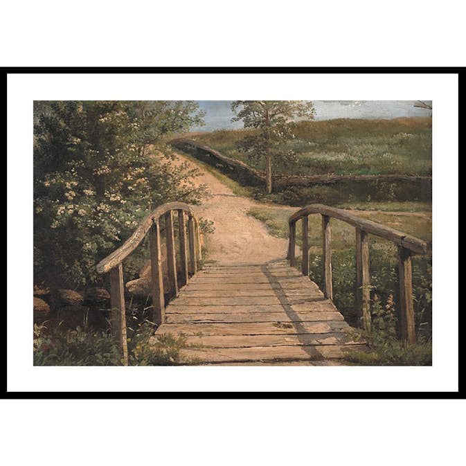 Poster Gallerix Broen Over Kirkegårdsåen I Assens By Dankvart Dreyer
