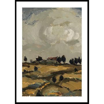 Poster Gallerix Autumn Landscape With Clouds By Ilmari Aalto