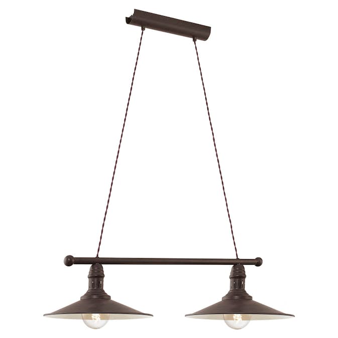 Taklampa Eglo Stockbury Brun 2L