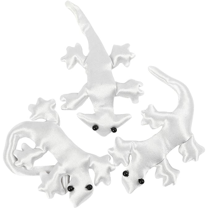 Textilkryp Creativ Company Vit Stl 10-14 cm 3 St/1 Förp