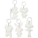 Textilfigurer Creativ Company med Nyckelring 5 St/1 Förp