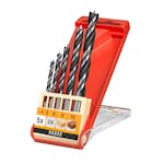 Träborrsats KWB 4-10 mm i Låda 5-delar