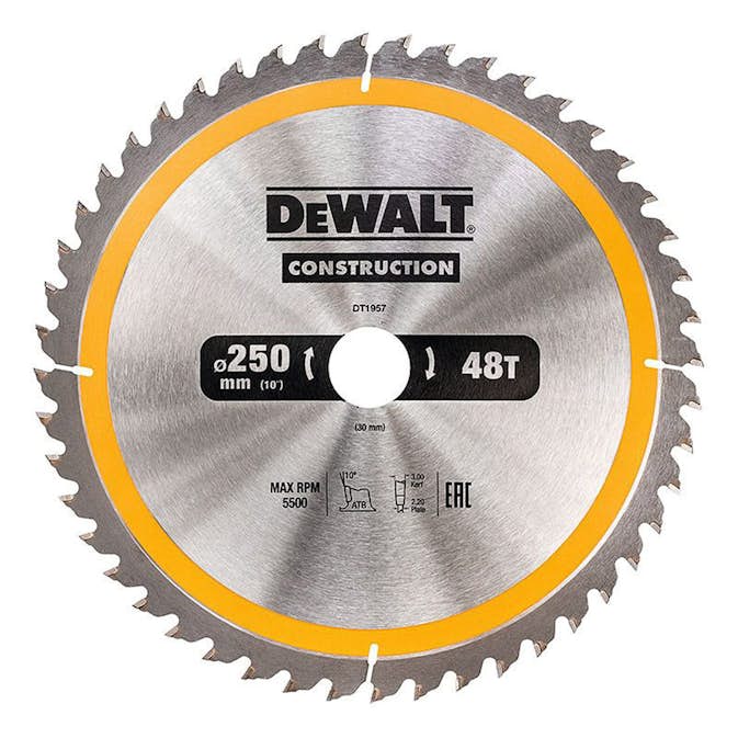 Cirkelsågklinga DeWalt DT1957 250X30 mm 48T