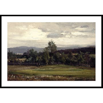 Poster Gallerix Fields At Hedmark In Summer By Gerhard Munthe