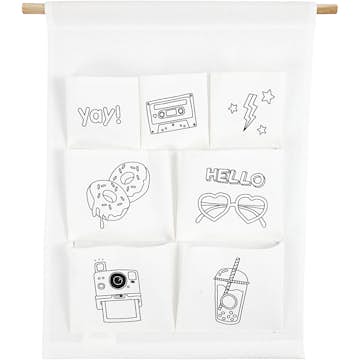 Upphänge Creativ Company med Fickor Vit 46x34 cm 145 g 1 St