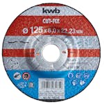 Slipskiva KWB Cut-fix För Metall Ø125×6 mm