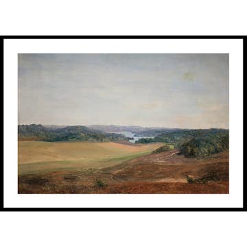 Poster Gallerix Landscape Near Silkeborg Jutland By Dankvart Dreyer