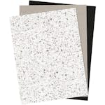 Läderpapper Creativ Company Enfärgad Folie Tryck Tjocklek 0,55 mm 3 Ark/1 Förp