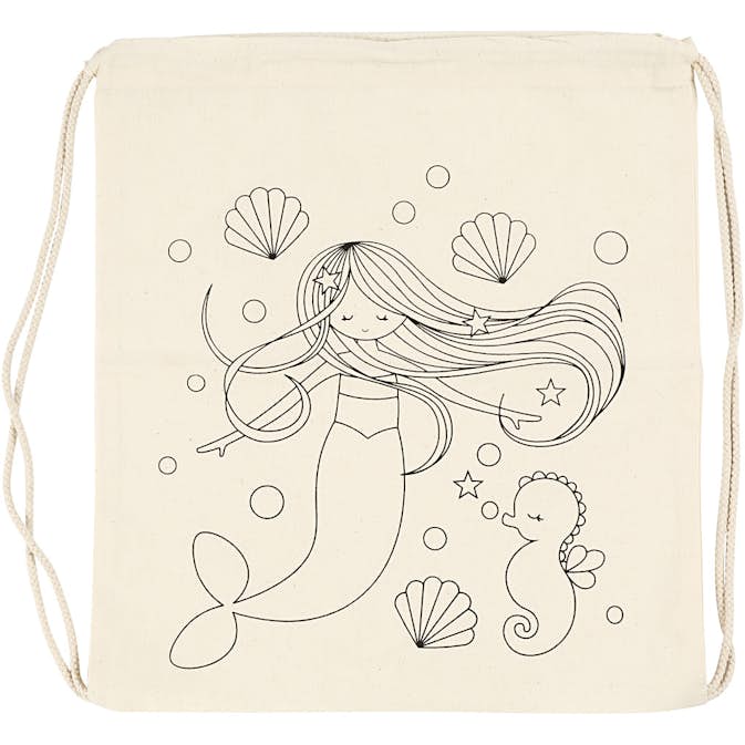 Gymnastikpåse Creativ Company Ljusnatur Stl 37x41 cm 110 g 1 st 499653