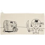 Pennfodral Creativ Company Pirat Stl 21x9 cm Ljusnatur 245 g 1 St