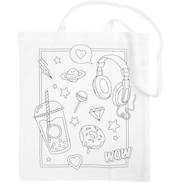 Textilkasse Creativ Company Vit Stl 38X42 cm 130 g 1 St/1 St