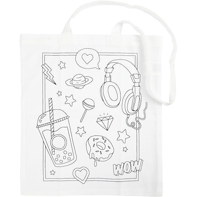 Textilkasse Creativ Company Vit Stl 38X42 cm 130 g 1 St/1 St