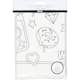 Textilkasse Creativ Company Vit Stl 38X42 cm 130 g 1 St/1 St