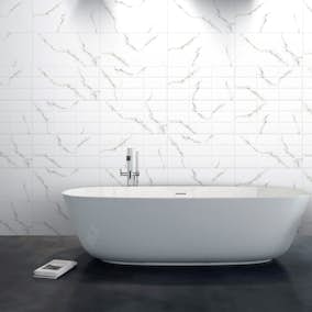 Klinker Netto Ceramika Carrara Polished 60x120 cm