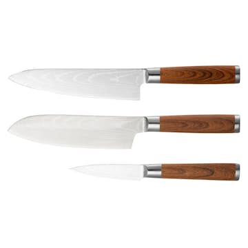 Knivset Dorre Yari 3 Knivar